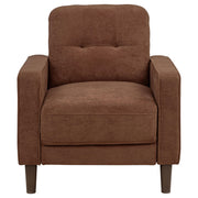 Bowen II 3-piece Fabric Upholstered Track Arm Sofa Set Rust - 509971-S3