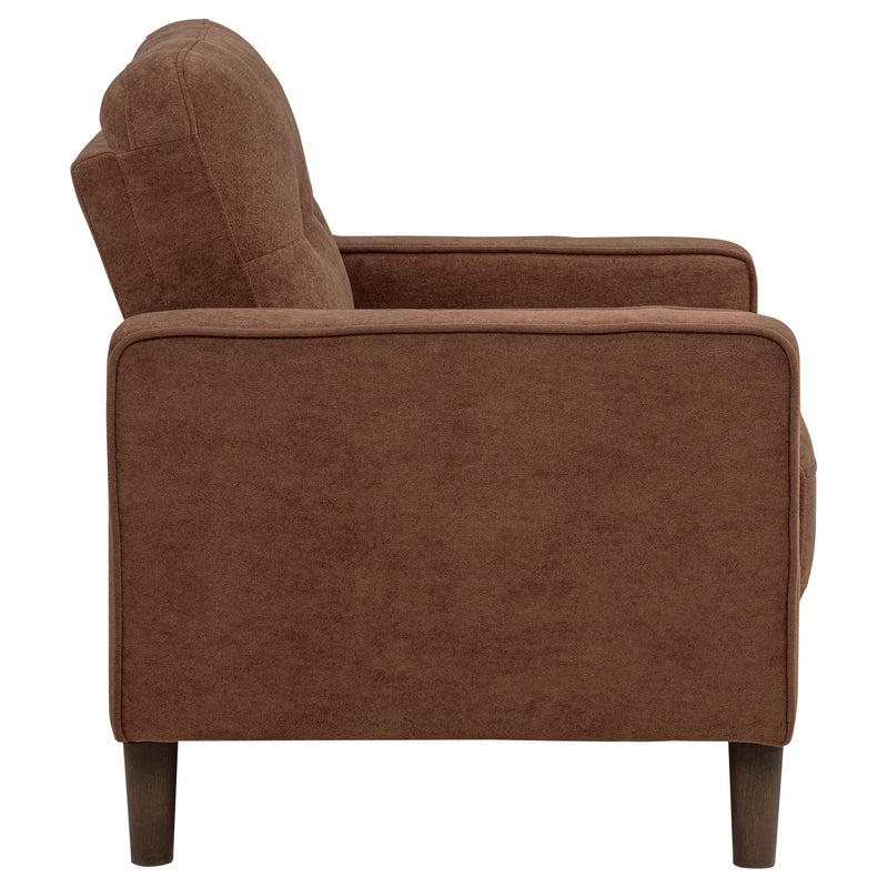 Bowen II 3-piece Fabric Upholstered Track Arm Sofa Set Rust - 509971-S3