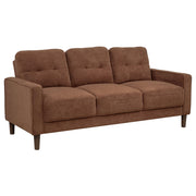 Bowen II 3-piece Fabric Upholstered Track Arm Sofa Set Rust - 509971-S3