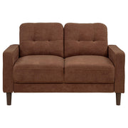 Bowen II 3-piece Fabric Upholstered Track Arm Sofa Set Rust - 509971-S3