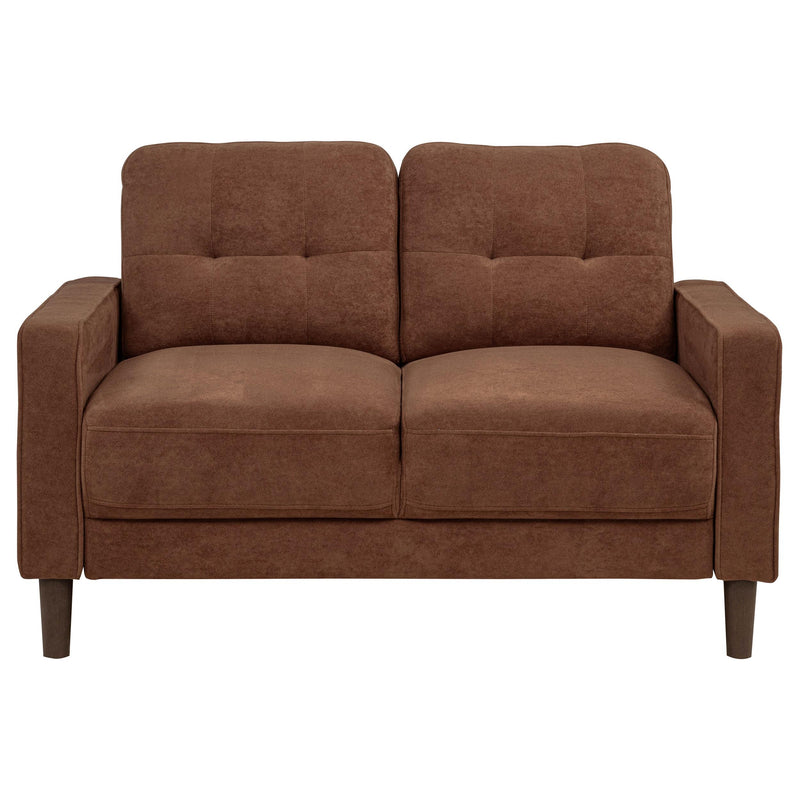Bowen II 3-piece Fabric Upholstered Track Arm Sofa Set Rust - 509971-S3