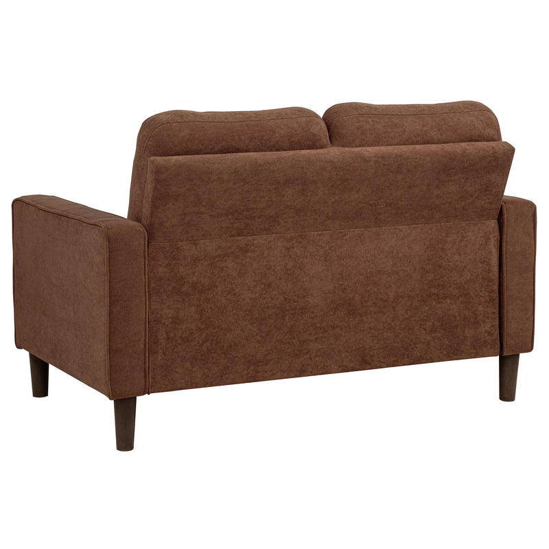 Bowen II 3-piece Fabric Upholstered Track Arm Sofa Set Rust - 509971-S3