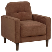 Bowen II Fabric Upholstered Track Arm Accent Chair Rust - 509973