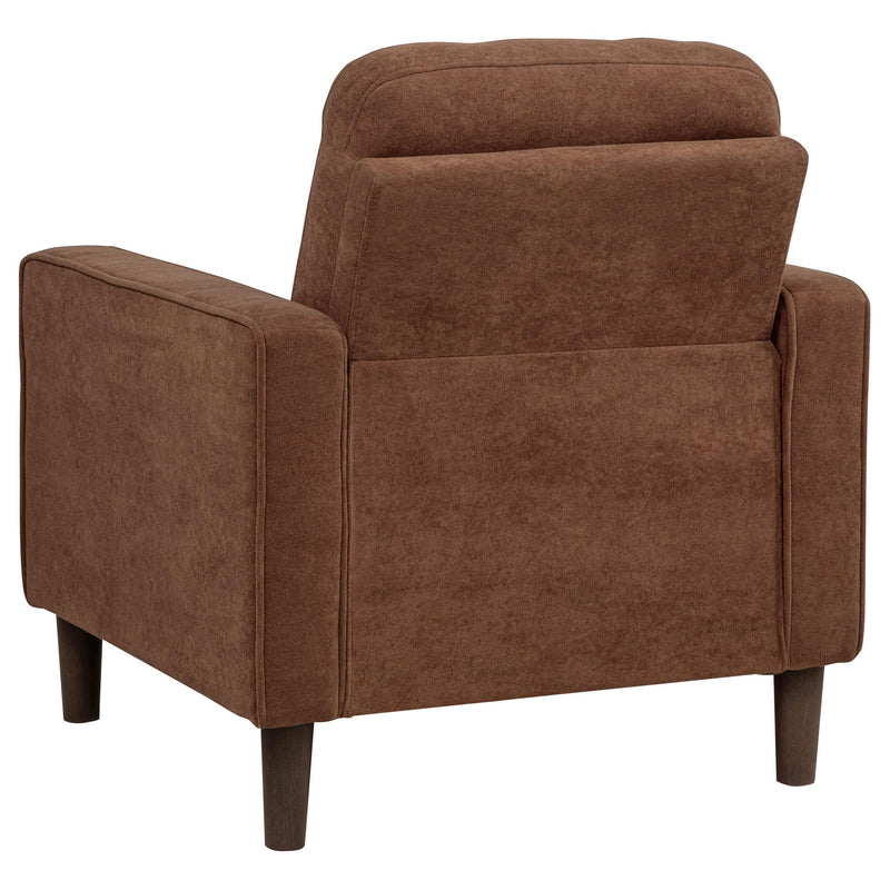 Bowen II Fabric Upholstered Track Arm Accent Chair Rust - 509973