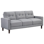 Bowen Upholstered Track Arm Tufted Sofa Grey - 506781