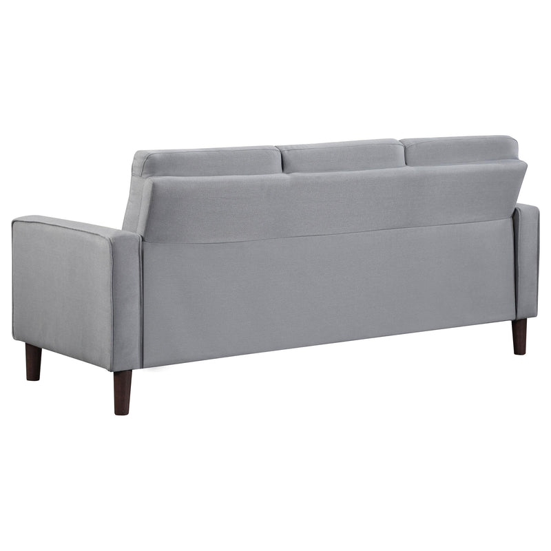 Bowen Upholstered Track Arm Tufted Sofa Grey - 506781