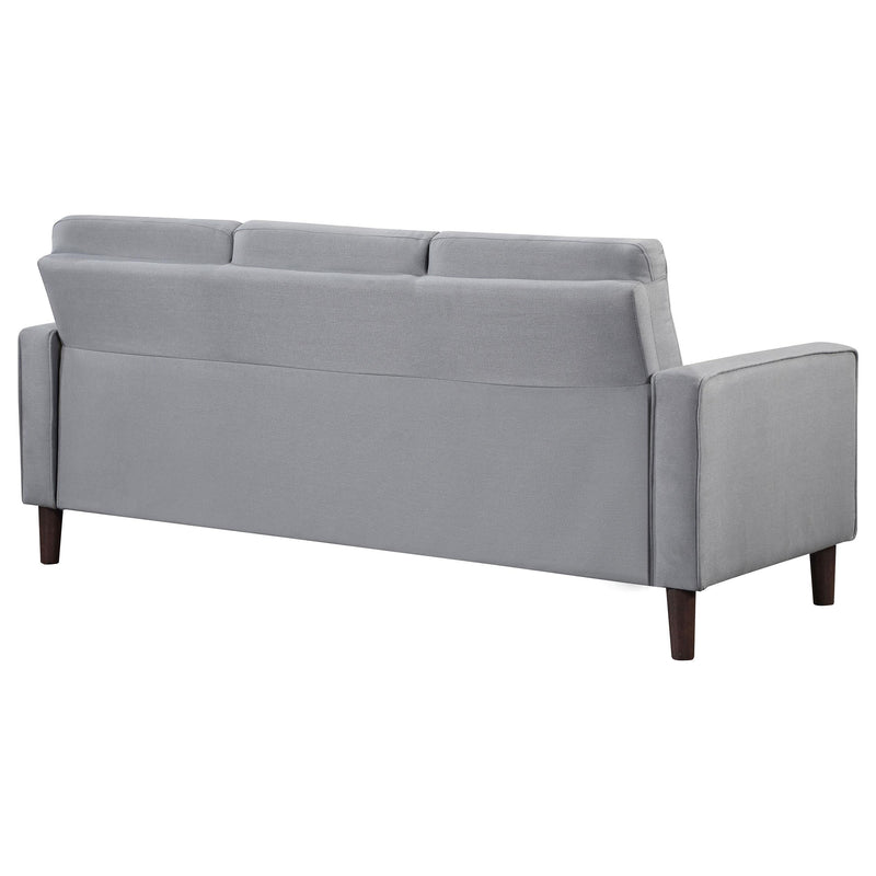 Bowen Upholstered Track Arm Tufted Sofa Grey - 506781