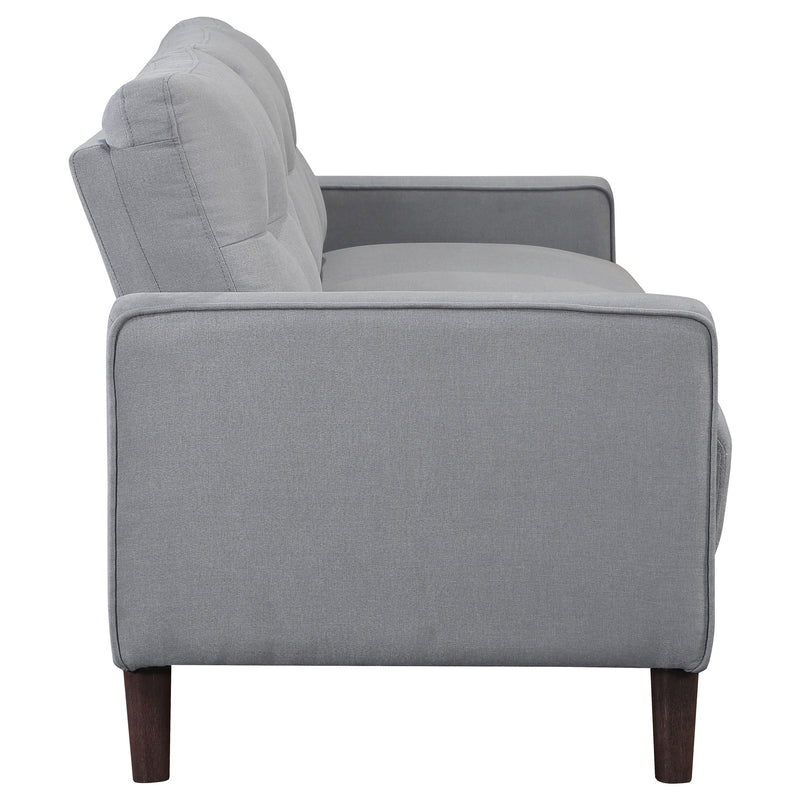 Bowen Upholstered Track Arm Tufted Sofa Grey - 506781