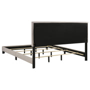 Boyd Upholstered California King Panel Bed Ivory - 350051KW