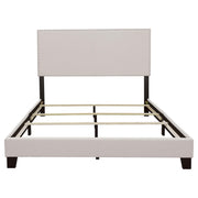 Boyd Upholstered Eastern King Panel Bed Ivory - 350051KE