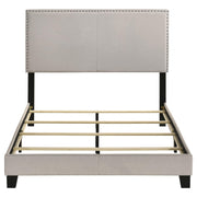 Boyd Upholstered Full Panel Bed Ivory - 350051F