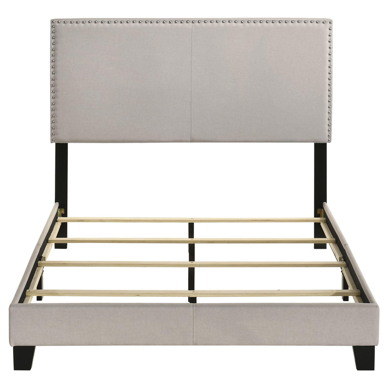 Boyd Upholstered Full Panel Bed Ivory - 350051F