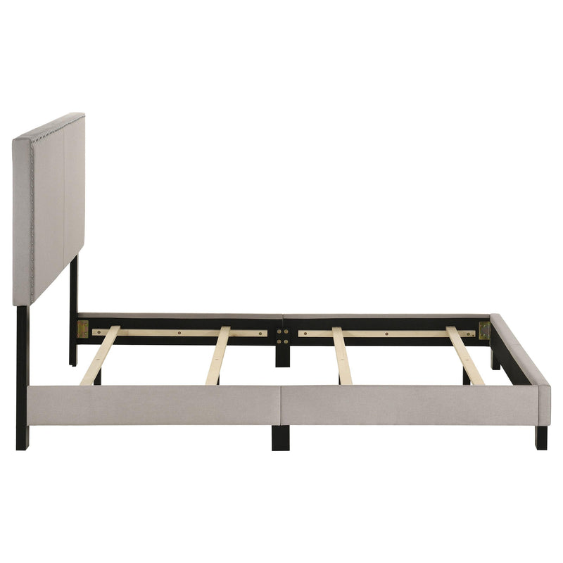 Boyd Upholstered Full Panel Bed Ivory - 350051F