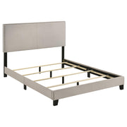 Boyd Upholstered Queen Panel Bed Ivory - 350051Q
