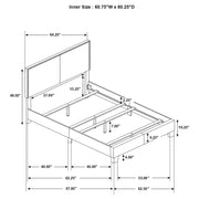 Boyd Upholstered Queen Panel Bed Ivory - 350051Q