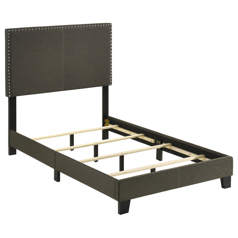Boyd Upholstered Twin Panel Bed Charcoal - 350061T