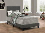 Boyd Upholstered Twin Panel Bed Charcoal - 350061T