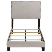 Boyd Upholstered Twin Panel Bed Ivory - 350051T