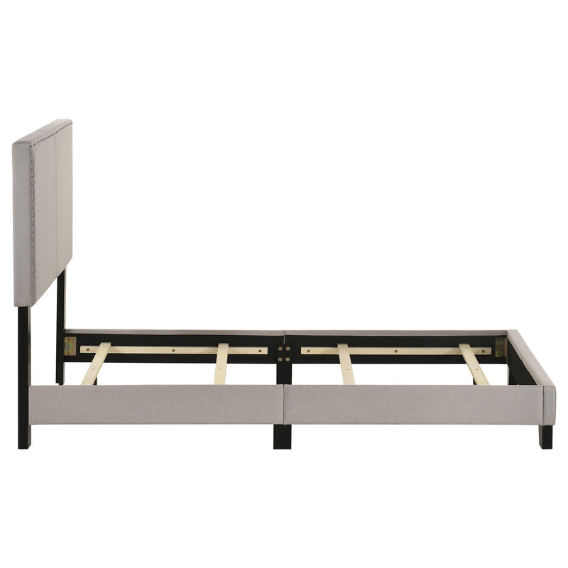 Boyd Upholstered Twin Panel Bed Ivory - 350051T