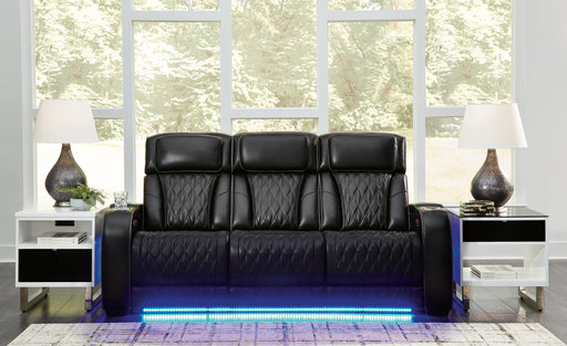 Boyington Black Power Reclining Sofa - U2710615