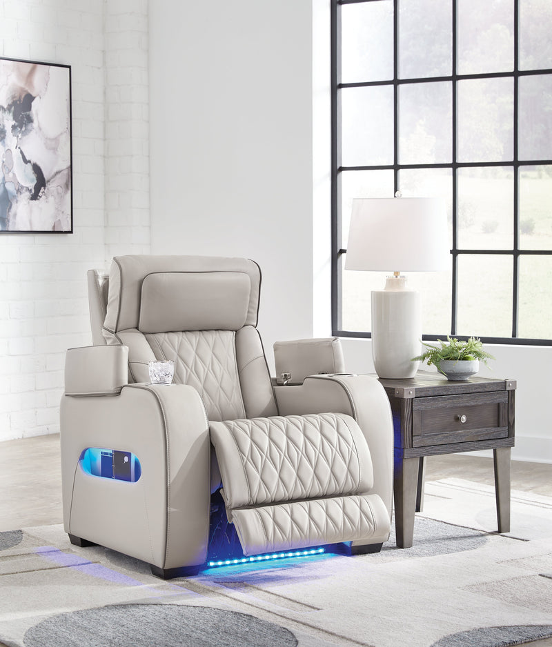 Boyington Gray Power Recliner - U2710513