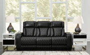 Boyington Sofa, Loveseat and Recliner in Black - PKG016539