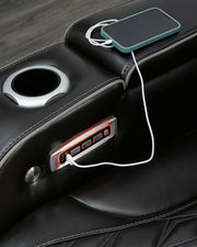 Boyington Sofa, Loveseat Recliner in Black - Gate FurniturePower Reclining Living Room Set