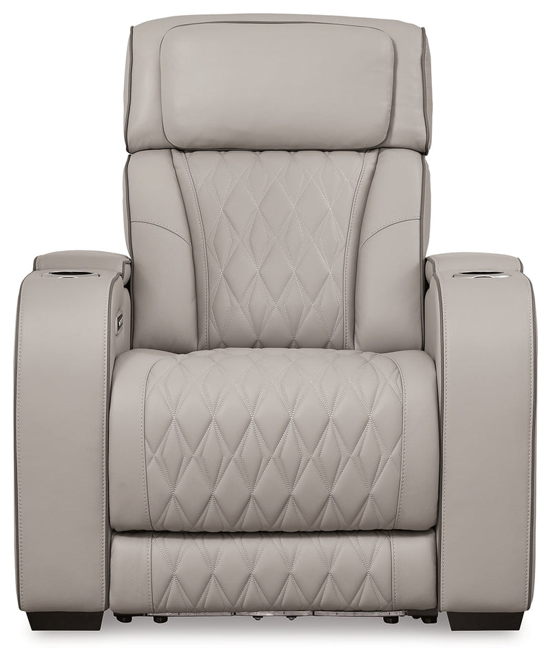 Boyington Sofa, Loveseat Recliner in Gray - Gate FurniturePower Reclining Living Room Set