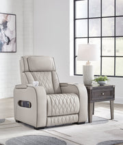 Boyington Sofa, Loveseat Recliner in Gray - Gate FurniturePower Reclining Living Room Set