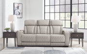 Boyington Sofa, Loveseat Recliner in Gray - Gate FurniturePower Reclining Living Room Set