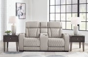 Boyington Sofa, Loveseat Recliner in Gray - Gate FurniturePower Reclining Living Room Set