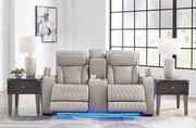 Boyington Sofa, Loveseat Recliner in Gray - Gate FurniturePower Reclining Living Room Set