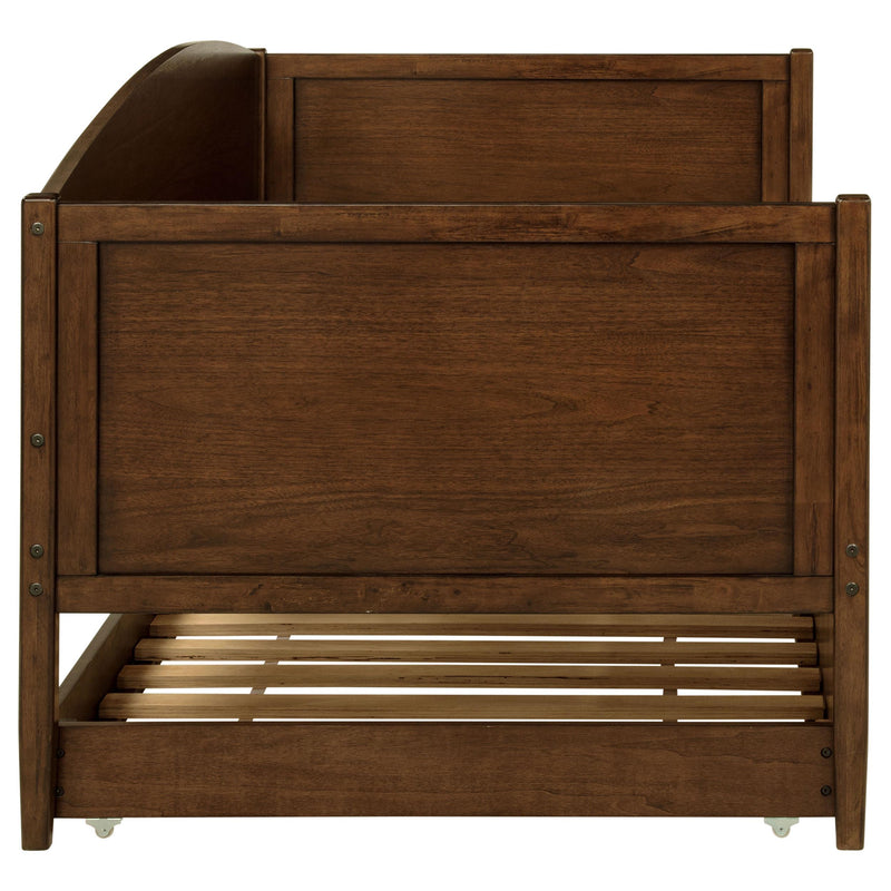 Bozeman Wood Twin Daybed With Trundle Medium Walnut - 300686