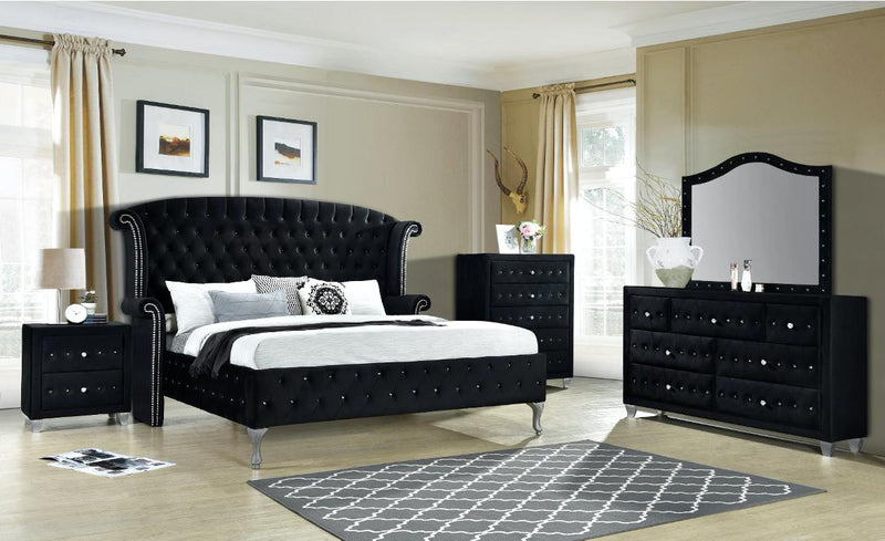 BR3500 - Dana Black 5 PC (Q Bed, DR, MR, NS, CH) - BR3500-Queen-5PC