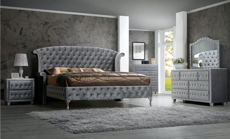 BR3600 - Dana Grey Nighstand - BR3600-92