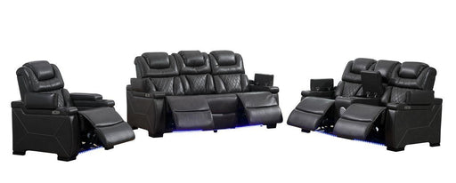 Braden 2PC (Power Sofa & Loveseat) - L491-Grey-2PC