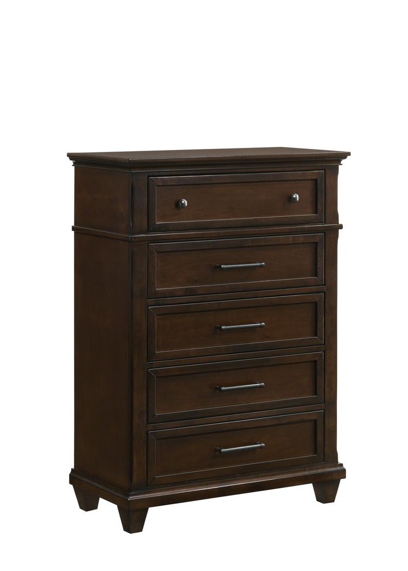 Bradford - 6 Drawers Brown Chest - B326-C