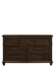 Bradford - 7 Drawers Brown Dresser - B326-D