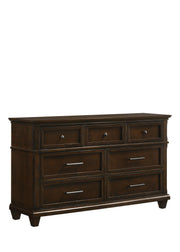 Bradford - 7 Drawers Brown Dresser - B326-D
