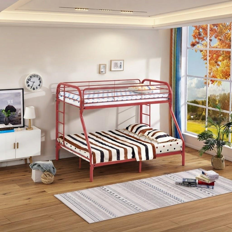Bradford - Red T/F Metal Bunkbed - B857-Bunkbed
