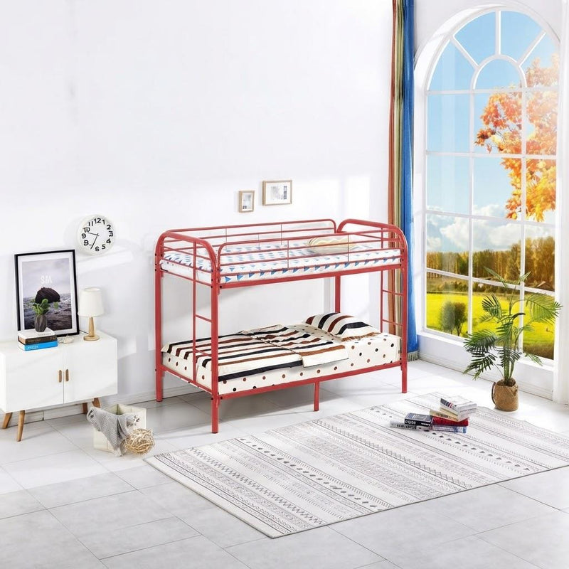 Bradford - Red T/T Metal Bunkbed - B852-Bunkbed