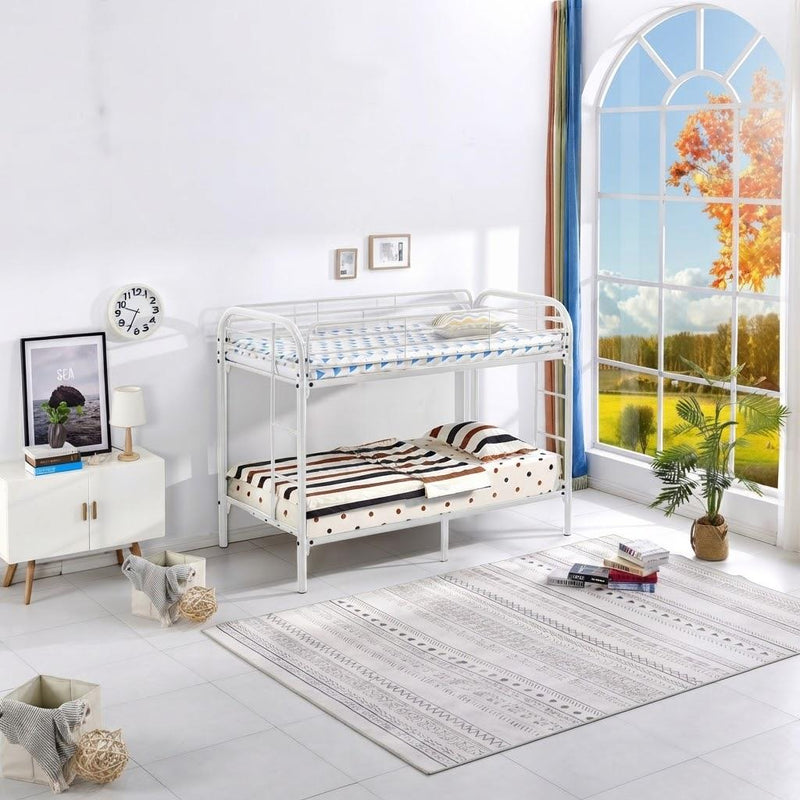 Bradford - White T/T Metal Bunkbed - B851-Bunkbed