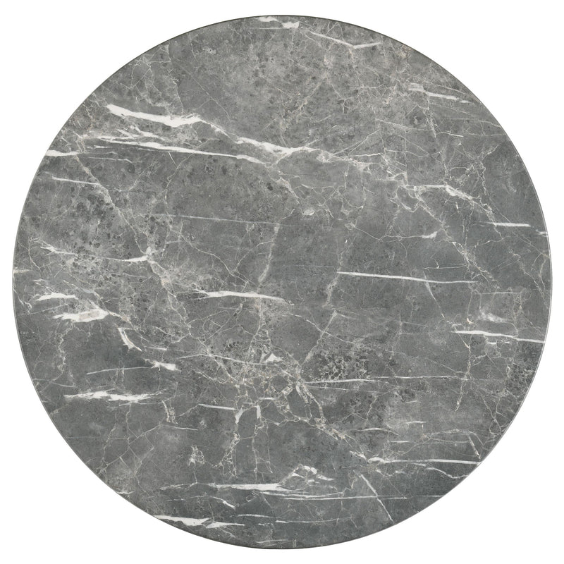 Bradley Round SmartTop Cocktail Coffee Table Grey and Natural - 706448