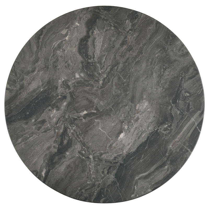 Bradley Round SmartTop Cocktail Coffee Table Smokey Grey and Brown - 706458