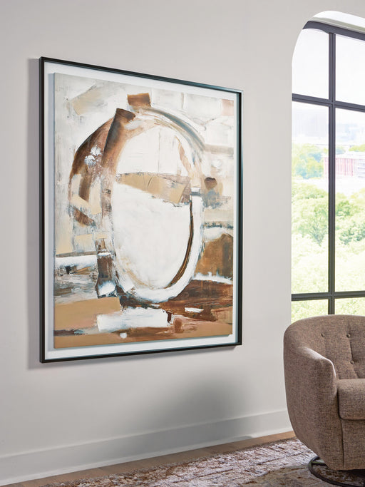 Bradlow Brown/White/Black Wall Art - A8000507
