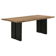 Bradshaw 80-inch Live Edge Wood Dining Table Natural Acacia - 115541