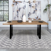 Bradshaw 80-inch Live Edge Wood Dining Table Natural Acacia - 115541
