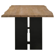 Bradshaw 80-inch Live Edge Wood Dining Table Natural Acacia - 115541