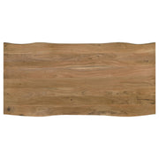 Bradshaw 80-inch Live Edge Wood Dining Table Natural Acacia - 115541