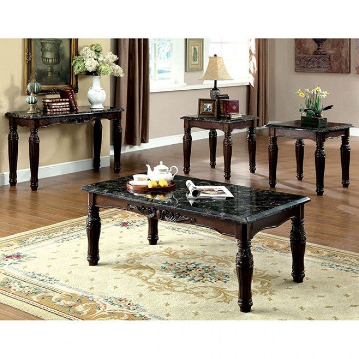 Brampton Espresso/Black Sofa Table - CM4292EX-S